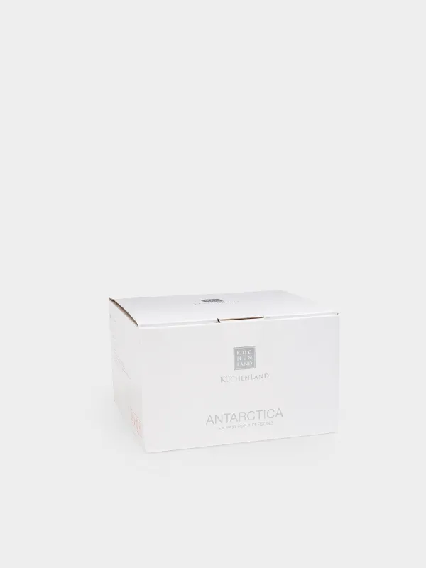 Tea pair, 2 pers, 4 pr, 250 ml, porcelain F, Antarctica, image-4