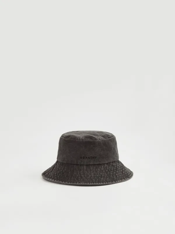 Panama hat, 57 cm, single size, cotton, black, Special, Shore, image-0