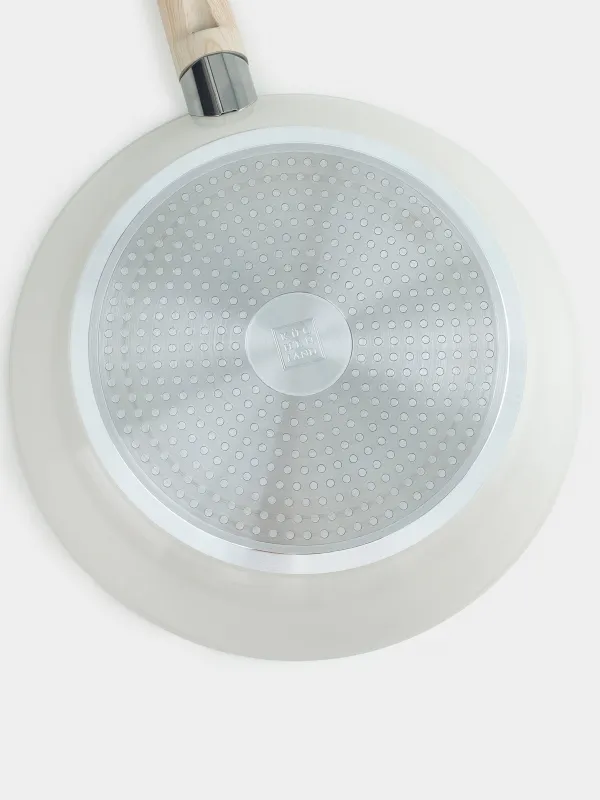 Frying pan, 24 cm, coated, aluminum, milky, Sentimentality, image-5