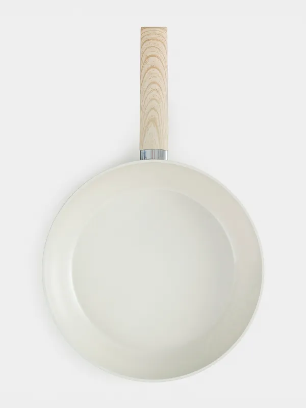 Frying pan, 28 cm, coated, aluminum, milk, Sentimentality, image-3