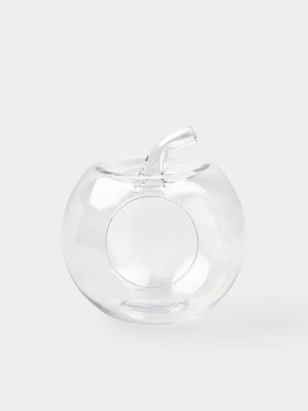 Candy box, 27x24 cm, glass, Apple, Clear, image-0
