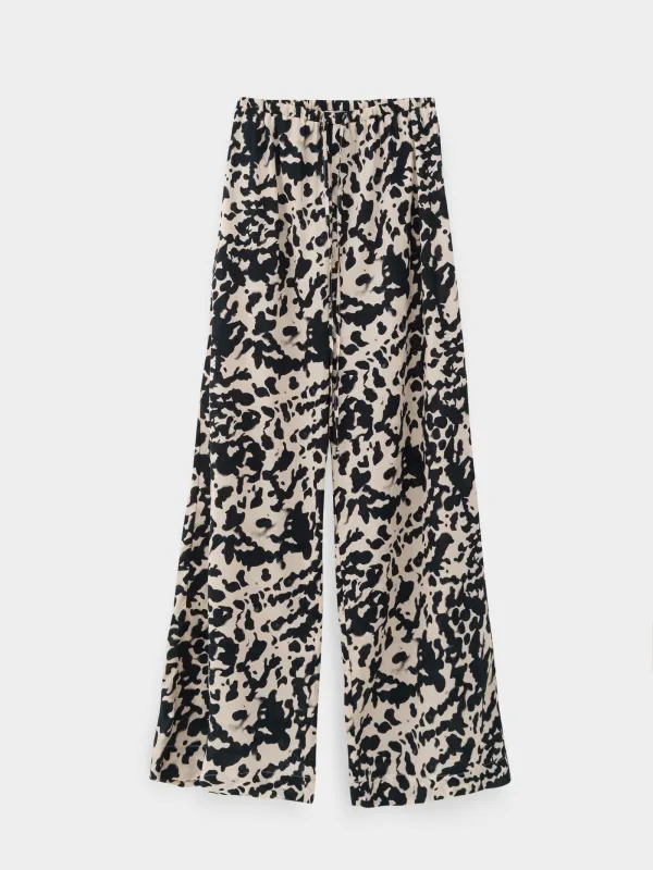 Women's trousers, size S, cotton, sand, Loredi, image-6