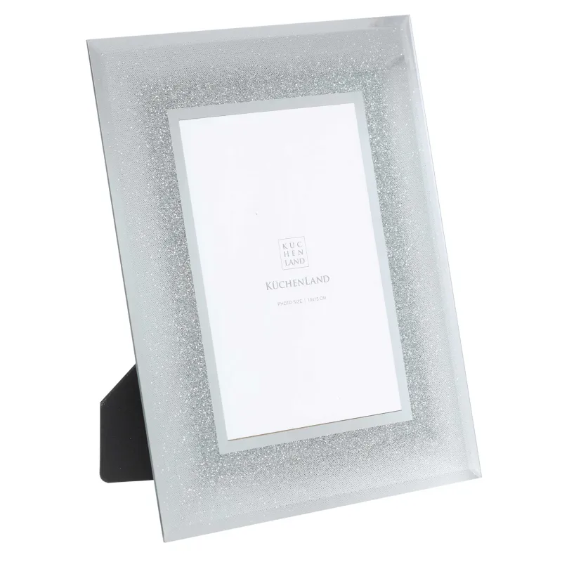 Photo frame, 17x22 cm, glass, silver, Actress, image-0