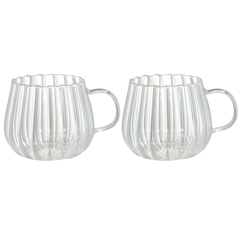 Mug, 400 ml, 2 pcs, glass B, Camellia, image-0