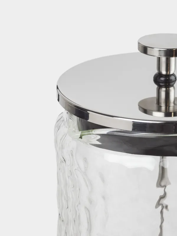 French press, 1 l, glass B / steel, Air ripply, image-2