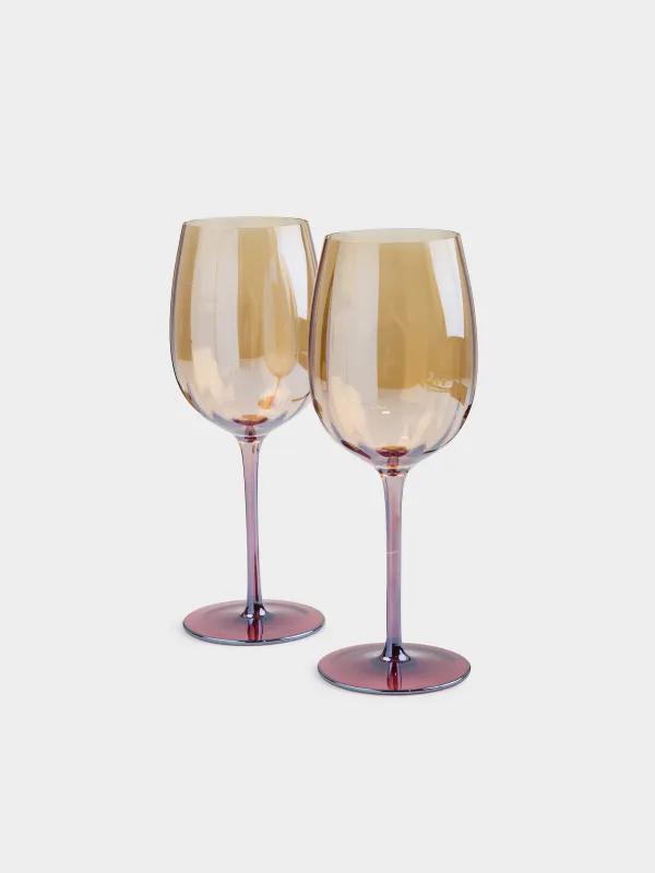 Drinking glass, 470 ml, 2 pcs, glass, amber brown, Filo R color, image-1