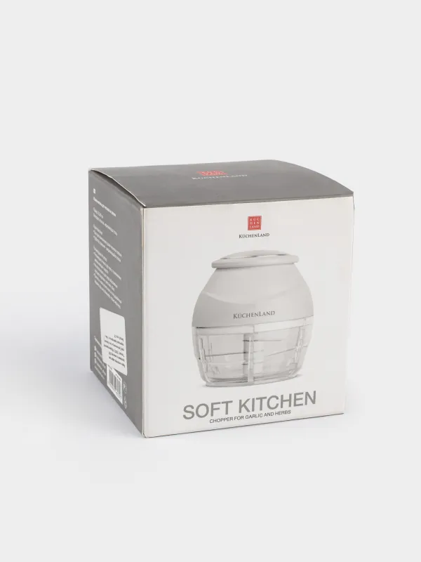 Chopper-blender, 12 cm, mechanical, plastic/steel, Milk, Soft kitchen, image-5