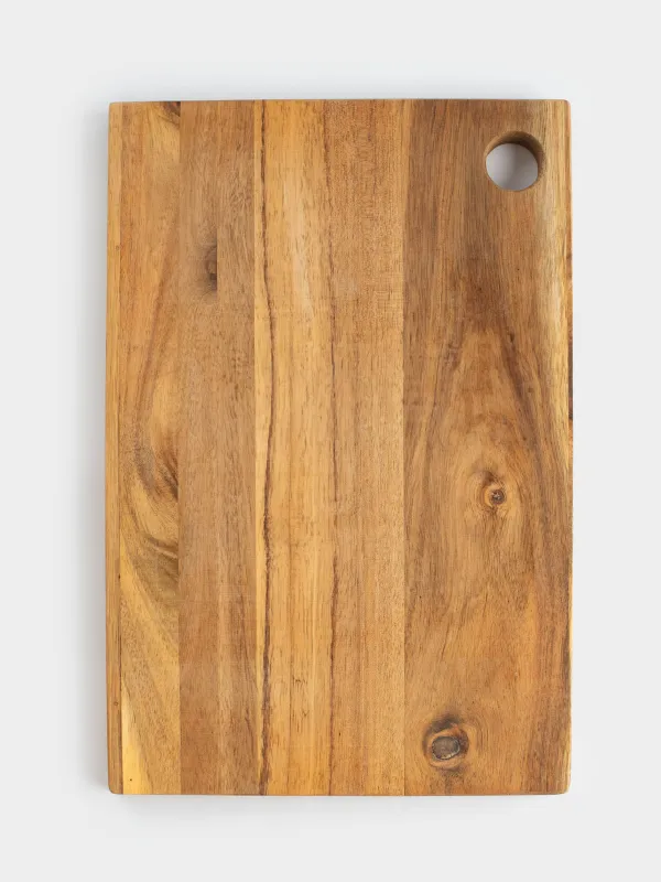 Cutting board, 33x25 cm, rectangular, wood, Noble tree, image-4