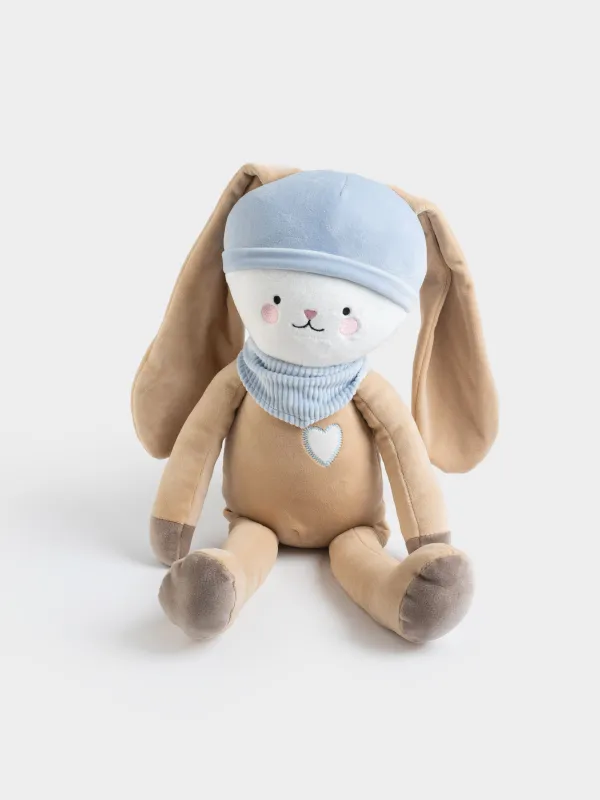 Toy, 30 cm, soft, polyester, Beige, Rabbit, Rabbit, image-1