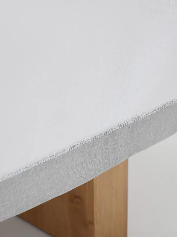 Tablecloth, 160x160 cm, polyester, white-gray, Milky way, image-3