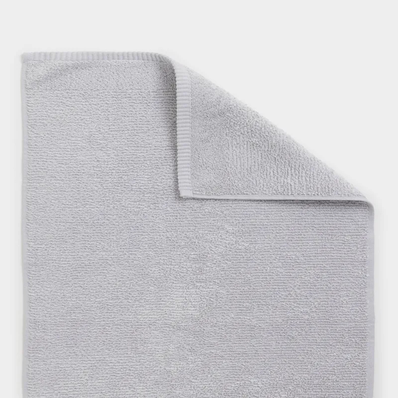Towel, 70x140 cm, cotton, light gray, Terry cotton, image-3