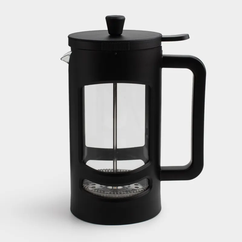 French press, 1 l, glass B / steel, beige, Detto