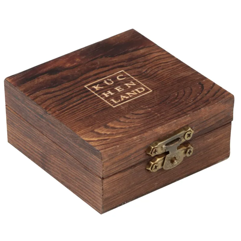 Set of cubes for cooling drinks, 10 pr, in a box, basalt, image-2