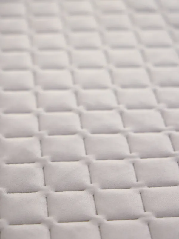 Bedspread, 220x240 cm, quilted, corduroy/microfiber, beige-gray, Stitch velvet, image-4