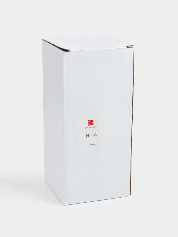 Toilet brush, 39 cm, with stand, ceramic / plastic, beige, Nira, image-4