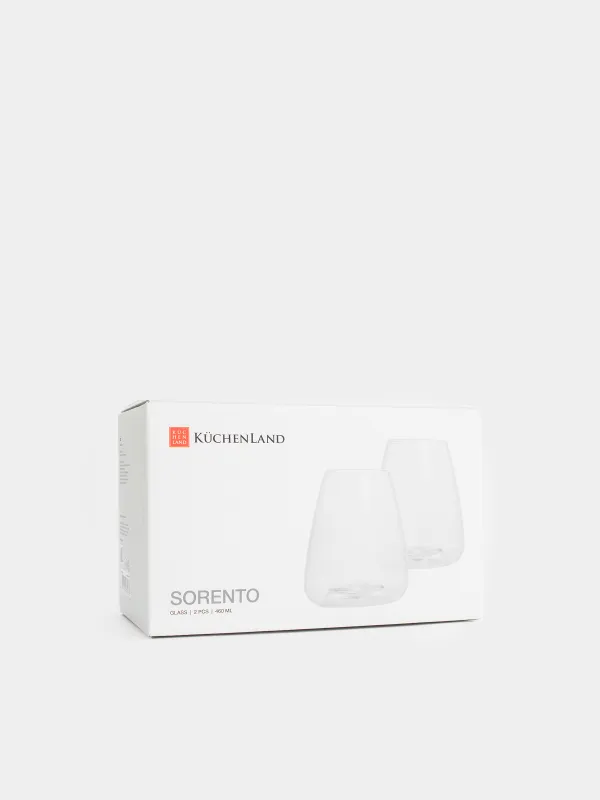 Glass, 11 cm, 460 ml, 2 pcs, glass, Sorento, image-3