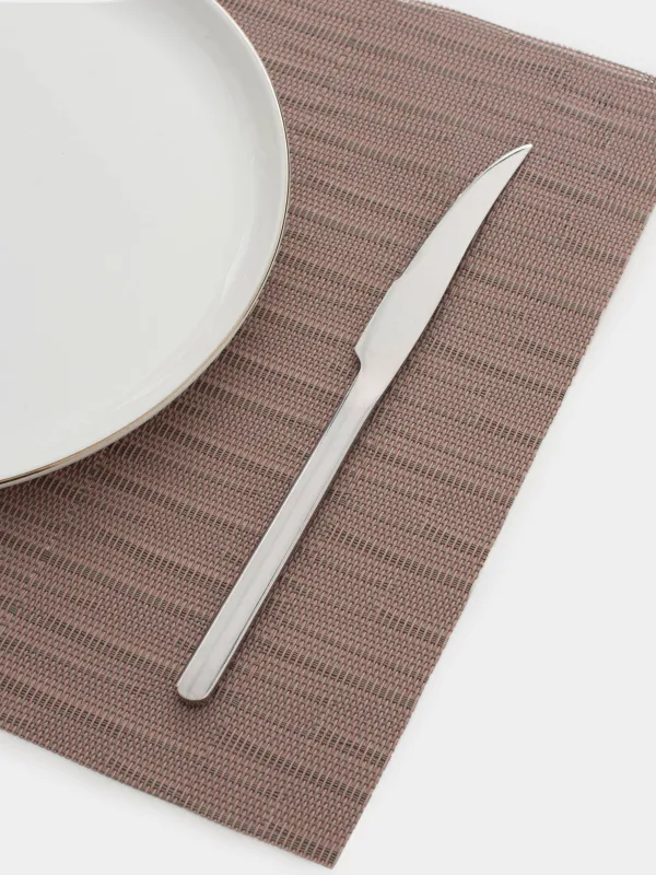 Placemat, 30x45 cm, PVC / polyester, rectangular, dusty pink, Solid, image-2