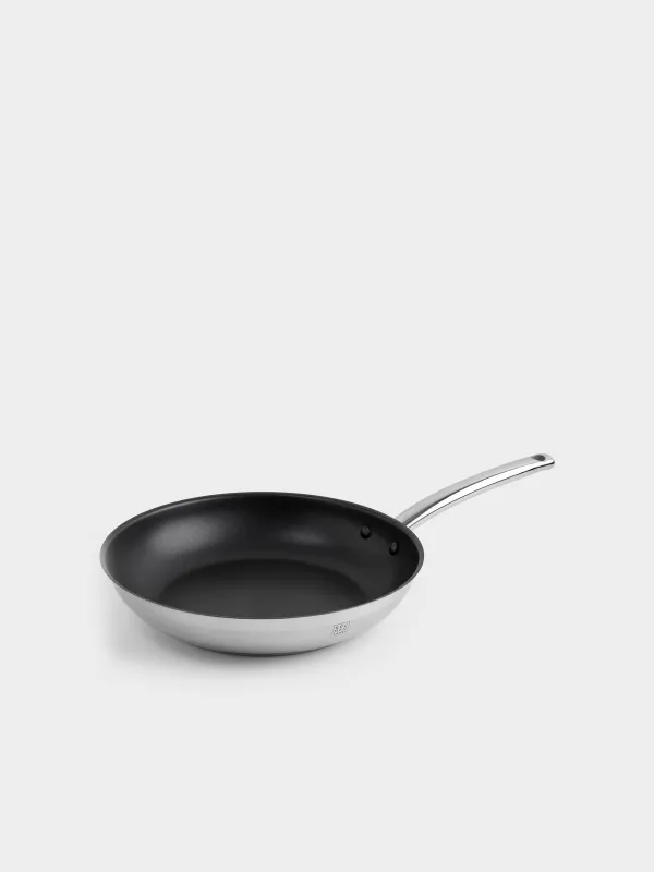 Frying pan, 28 cm, coated, steel, Silver Stone, image-0