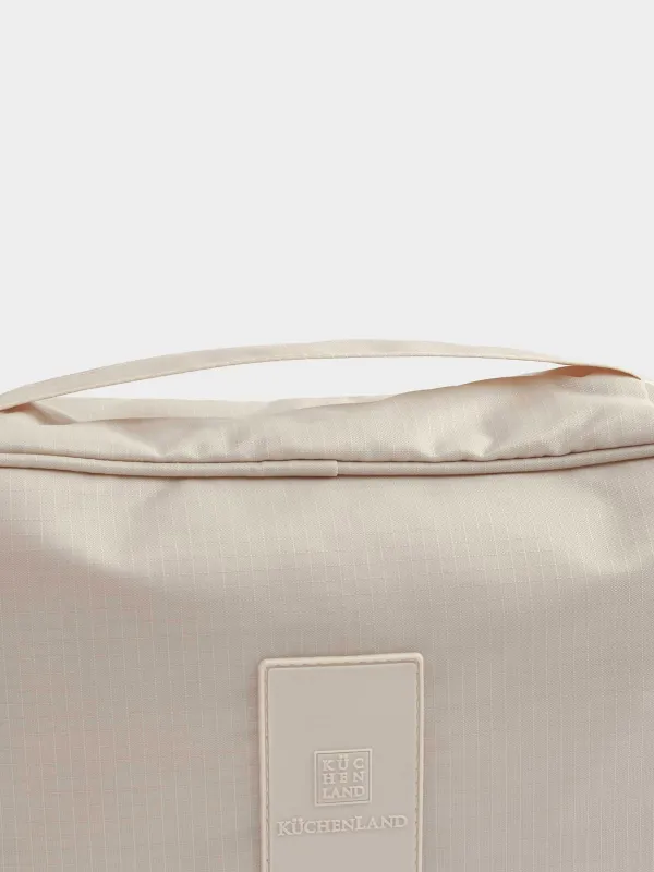 Travel Cosmetic Bag, 27х18 cm, polyester, beige, Easy Travel, image-9