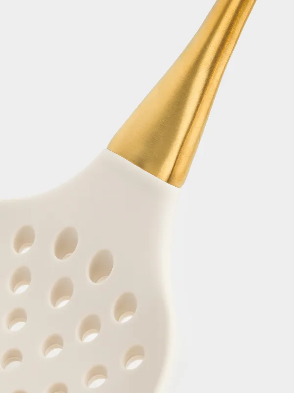 Skimmer, 36 cm, silicone / steel, milky gold, Pintino, image-3