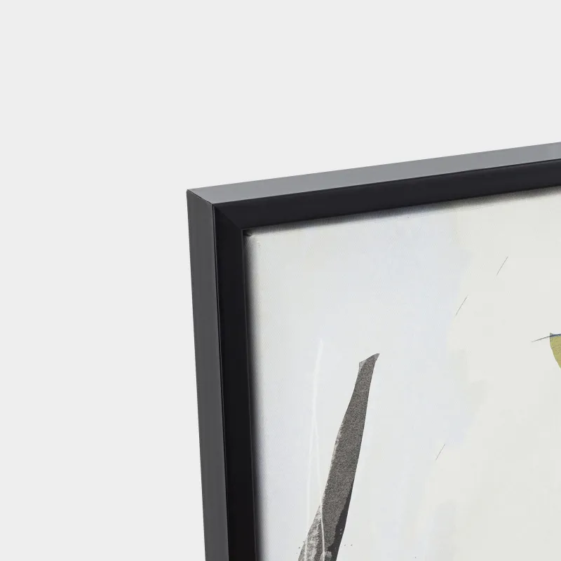 Framed painting, 80x120 cm, canvas, brown and black, Abstract, image-2