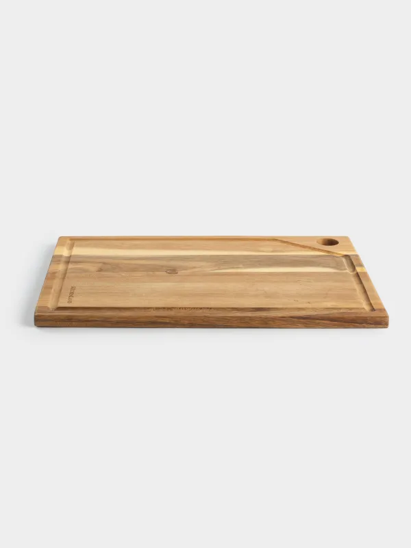 Cutting board, 30x20 cm, rectangular, wood, Noble tree, image-4