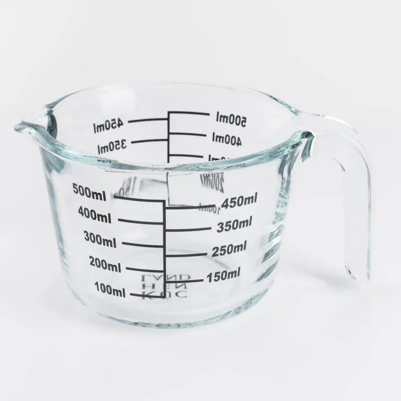 Measuring dish, 500 ml, glass, Bakery