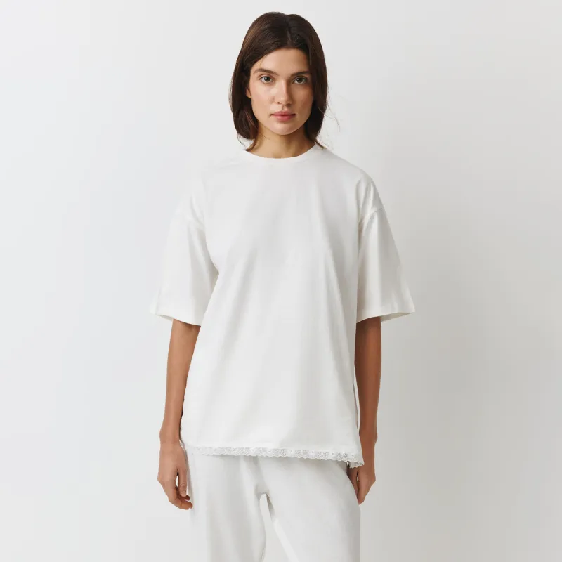 Women's T-shirt, homewear, size L, cotton, blue, Mirandea