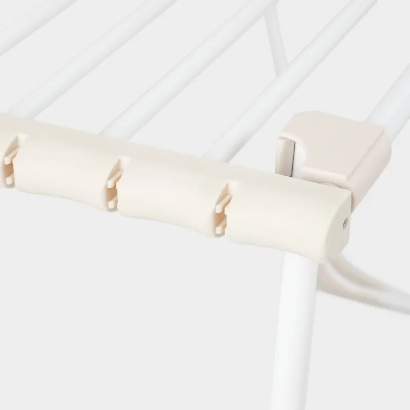 Floor-standing clothes dryer, 200x55 cm, sliding, metal, beige, Compact, image-4