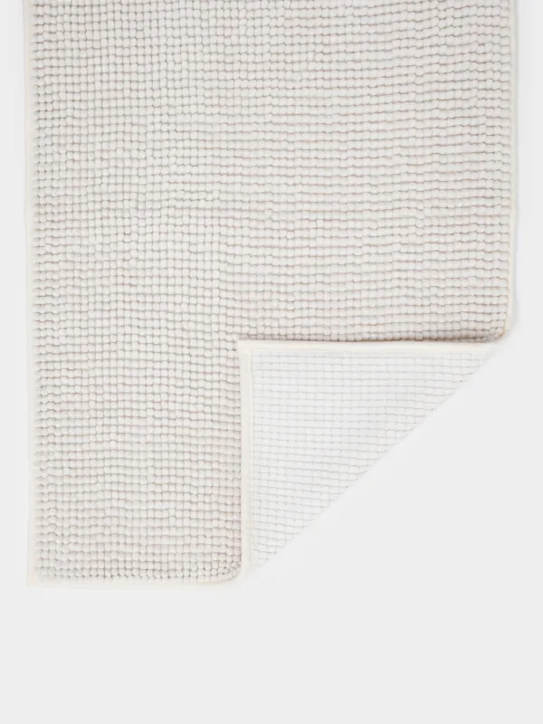 Mat, 50x80 cm, polyester, milky, Hillock, image-4