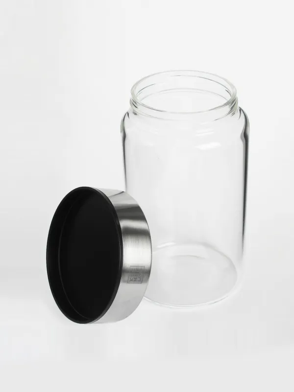 Food jar, 750 ml, glass B/plastic, Comfort, image-3
