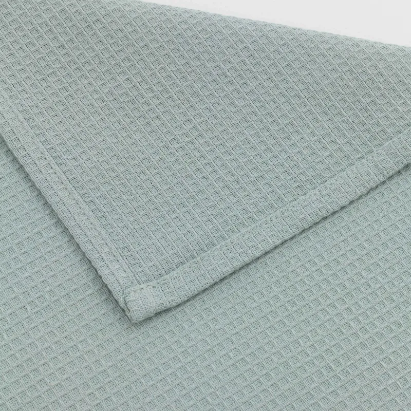 Kitchen towel, 40x60 cm, 3 pcs, cotton, menthol/brown / beige, Waffle, image-9