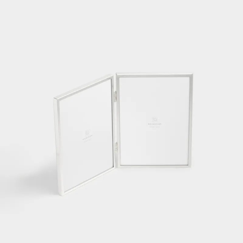 Photo frame, 13x18 cm, 2 photos, metal / glass, silver, Fantastic