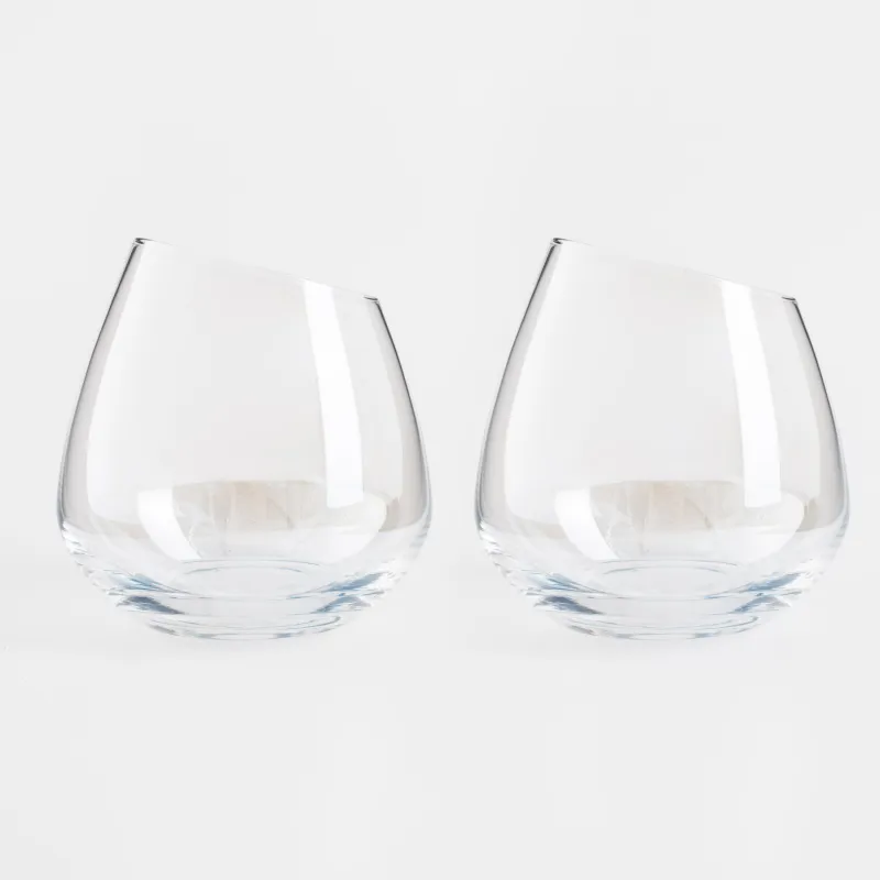 Glass, 11 cm, 400 ml, 2 pcs, glass, mother of pearl, Charm L polar, image-2