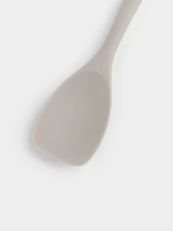 Serving spoon, 28 cm, silicone / nylon, beige, Benefit, image-3