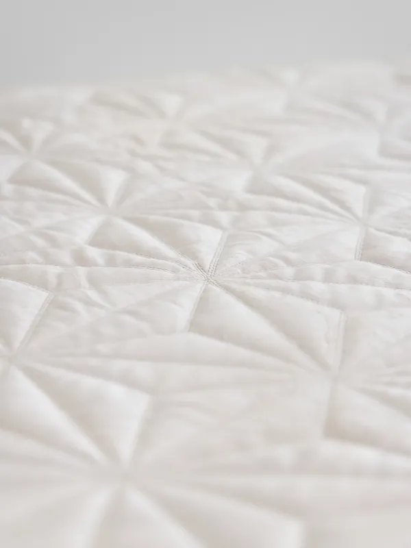 Bedspread, 220x240 cm, quilted, velvet/microfiber, sand, Toulouse, Stitch velvet, image-4