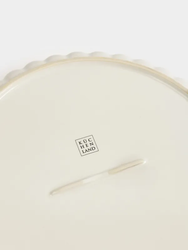 Baking dish, 22 cm, ceramic, round, milky, Cakes ivory, image-8