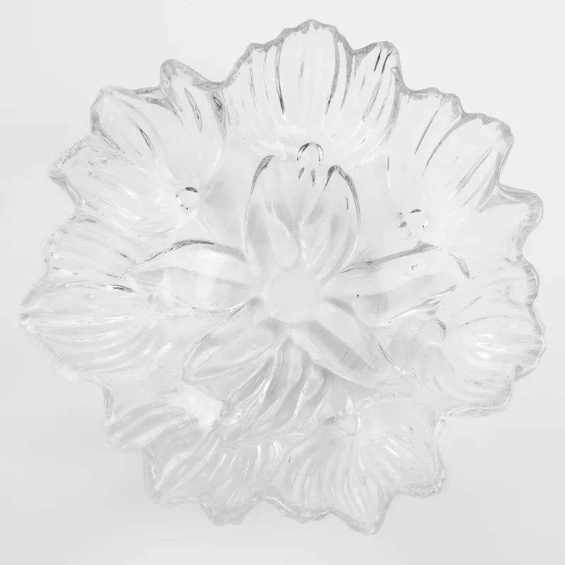 Salad bowl, 26x10 cm, 1,6 l, glass R, Flower, Fleur, image-5