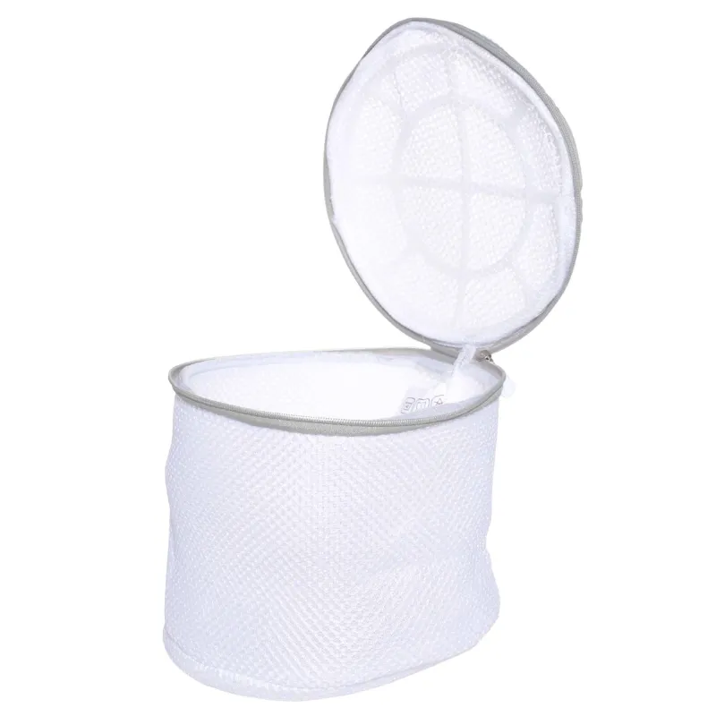 Bra washing bag, 17x15 cm, with protection, polyester, white-gray, Safety, image-1