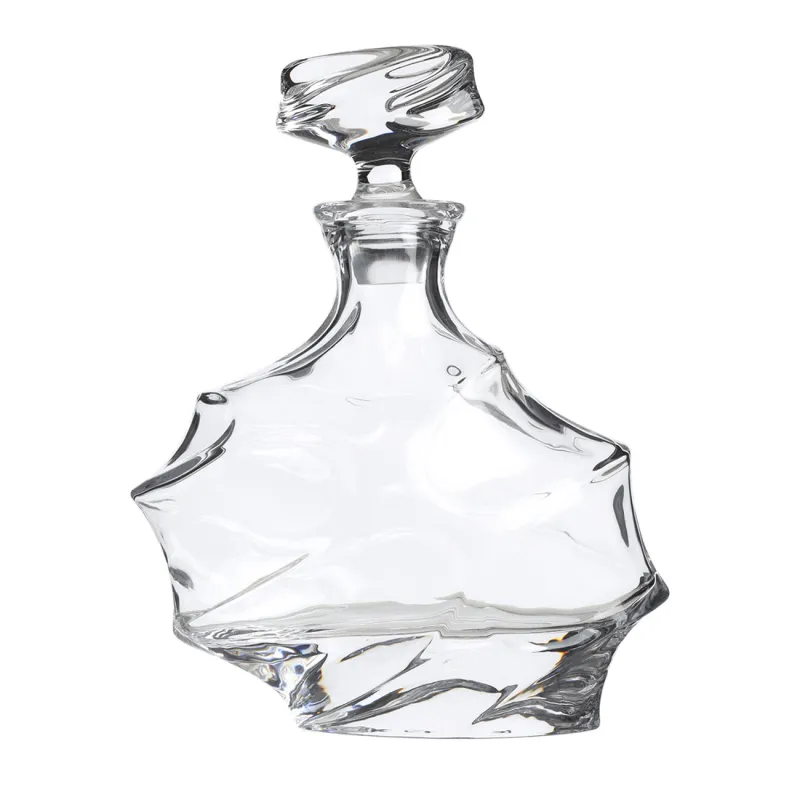 Drink set, 4 pers, 5 items, decanter / glasses, glass R, shaped, Peak, image-1