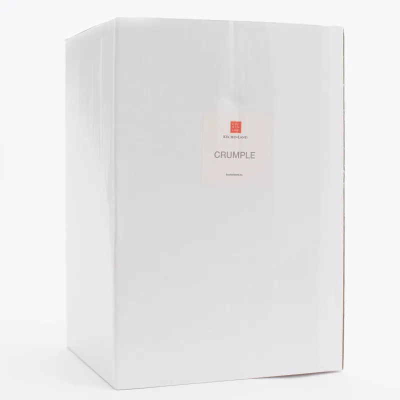 Flower vase, 25 cm, ceramic, milky, Crumpled effect, Crumple, image-4