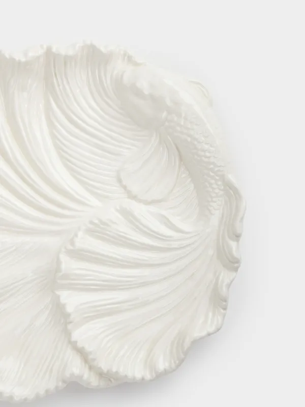 Decorative dish, 23x cm, ceramic, dairy, Fish, Goldfish, image-6