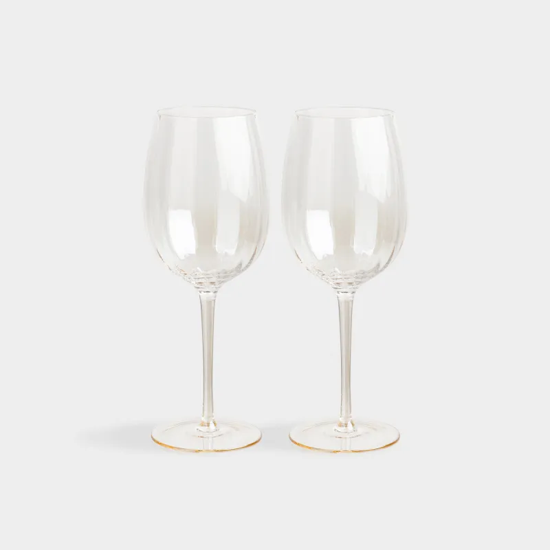 Drinking glass, 470 ml, 2 pcs, glass, beige, Filo R color