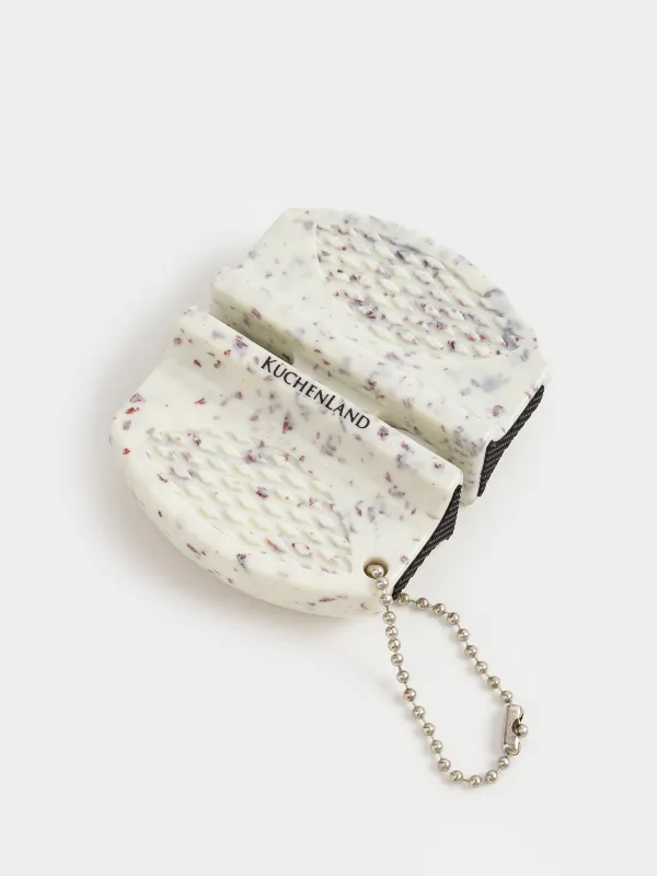 Knife sharpener, 7 cm, plastic/steel, Dairy, Accessories, image-1