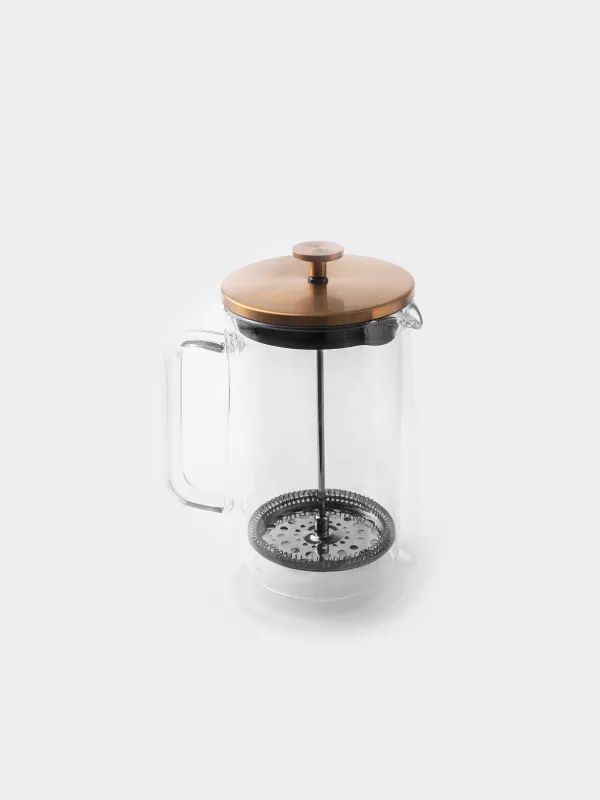 French press, 1 l, glass B/steel, Air, image-1