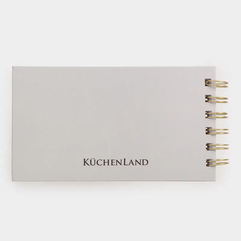 Notepad for notes, 9x16 cm, 100 l, on rings, cardboard, Cat in a scarf, Cat, image-1