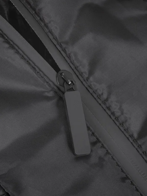 Sports bag, 43x34 cm, with handle and shoulder strap, nylon, black, Force, image-3