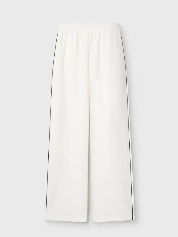 Women's trousers, size S, cotton/viscose/spandex, milky, Alice, image-5