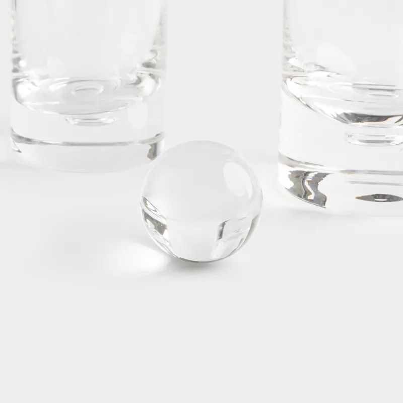 Drink set, 2 pers, 3 items, decanter / glasses, Glass, Bubble, Dew, image-2