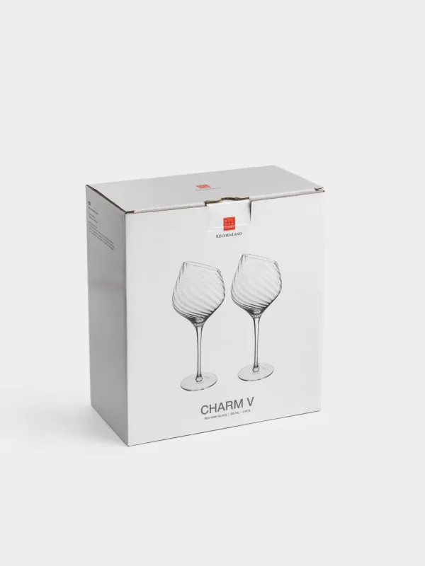 Drinking glass, 530 ml, 2 pcs, glass, Charm V, image-6